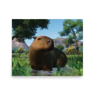 Planet Zoo Capybara Poster