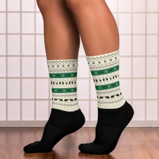 Festive Cream Socks