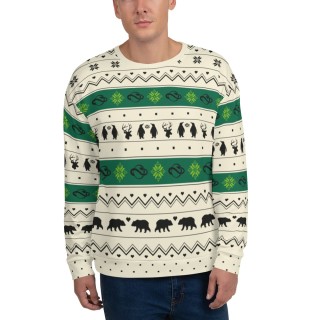 Festive Cream Sweater
