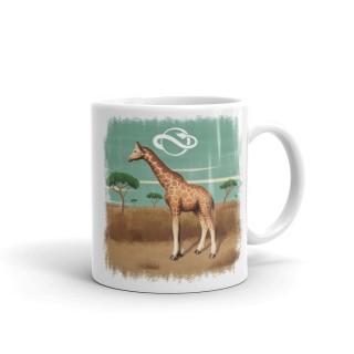 Giraffe Habitat Mug