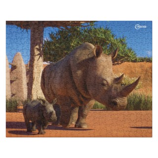 Planet Zoo Rhinoceros Puzzle