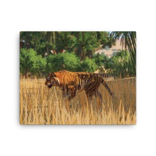 Planet Zoo Tiger Canvas